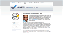 Desktop Screenshot of lindsten.de